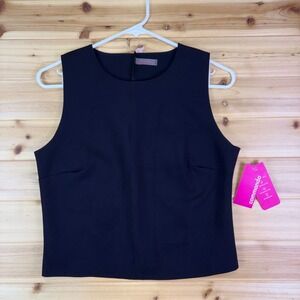 NEW Commando Tank Top Womens Large Black Neoprene CEO Signature Shell Sleeveless